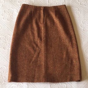 🍁 Sandra King - Wool Blend Skirt